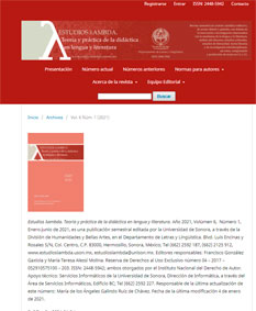 Portada de la revista