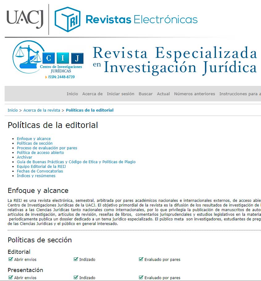 Portada de la revista