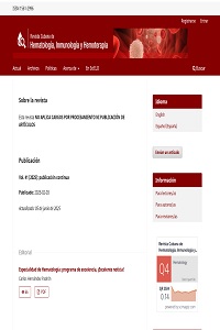 Portada de la revista